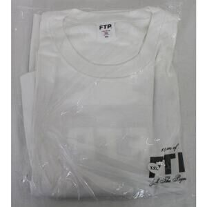 FTP 15 Year Anniversary Logo Tee White XXL NEW